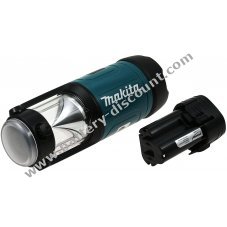 Makita lamp ML102 7,2V-10,8V incl. type BL1013 10,8V rechargeable battery