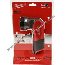 Milwaukee M12 T LED flashlight, hand-held lamp, battery lamp 120 lumen, without battery