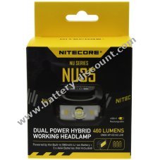 Nitecore NU35 LED headlamp, headlamp, USB-C, max. 460 lumens