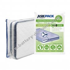 Zip mattress cover for moving and storage 90 x 200 cm