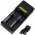 Nitecore USB-C CI2 charger with 2 charging bays for Li-Ion, NiMH and NiCd batteries