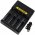 Nitecore USB-C CI4 charger with 4 charging bays for Li-Ion, NiMH and NiCd batteries