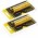 2x Nitecore Li-Ion battery type 21700 NL2150, 5000mAh