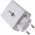 goobay 28W USB-A QC dual fast charger - 2 ports, Quick Charge 3.0, white compact