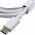 USB-C to USB-C data cable charging cable compatible with Google Phone 1m white