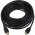 goobay High Speed HDMI cable with standard plug (type A) 10m, black, gilded connections