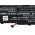 Battery for Laptop Lenovo ThinkPad X1 Yoga 2018 (20LD000TCD)