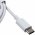 USB-C to USB-C data cable charging cable compatible with Google Phone 1m white